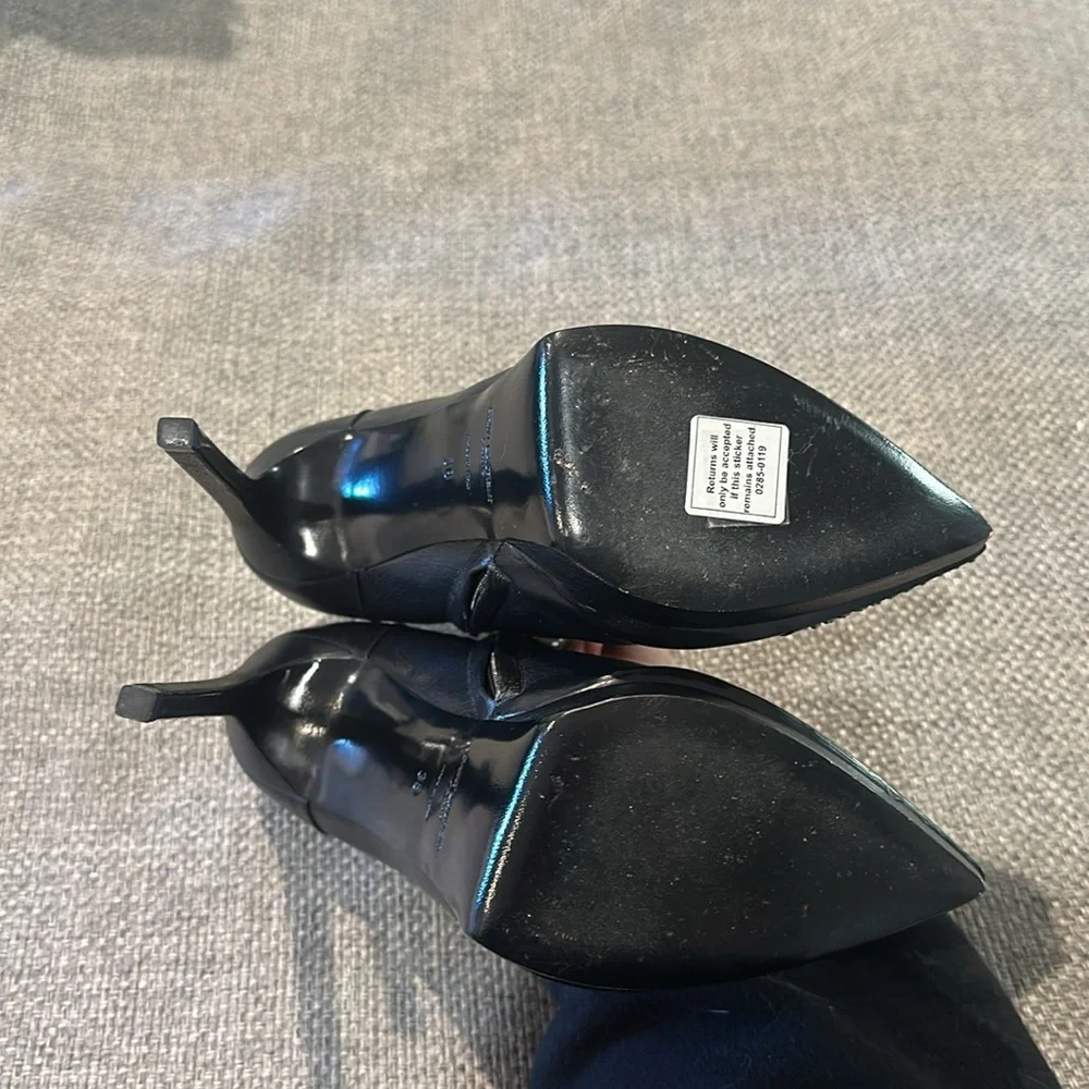 MOVING SALE Saint Laurent Janis Studded Blank Studded Ankle Boot - Picture 14 of 15